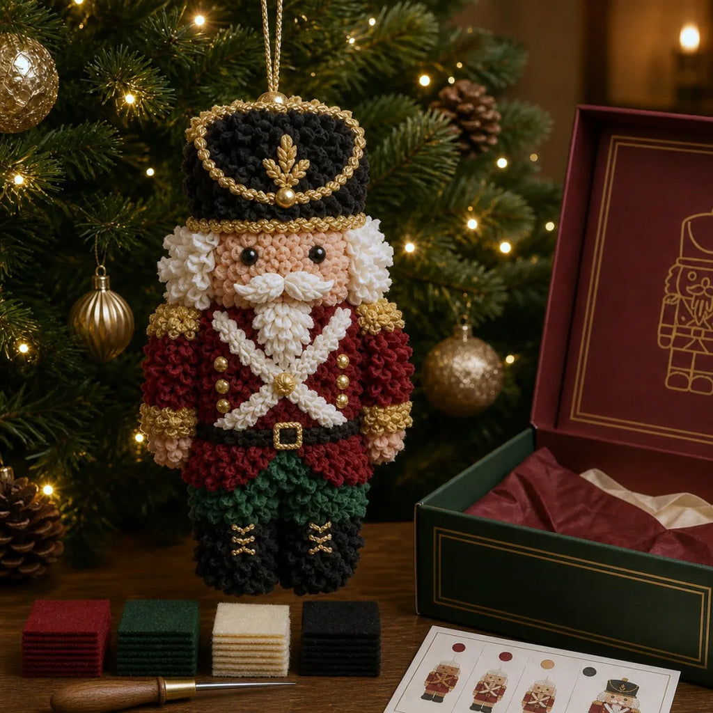 New 3D Fabric Poke Christmas Ornament Kit for Christmas Trees and Soldiers, holiday gifts, home decor ornaments, and pendants
