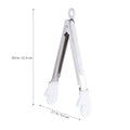 1Pcs Christmas Gloves Kitchen Food Tong Stainless Steel Bread Steak Clip Barbecue Clip Multipurpose Cooking Tool