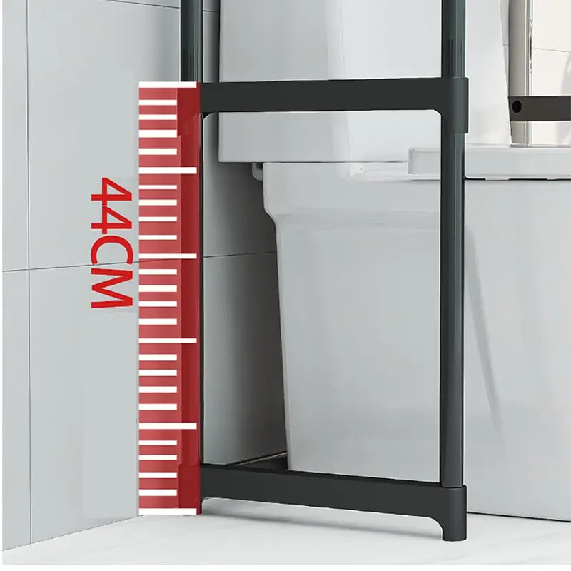 Garvee 3-Tier Freestanding Over-The-Toilet Storage Shelf, No-Drilling Bathroom Organizer for Bathroom, Laundry, Room Storage