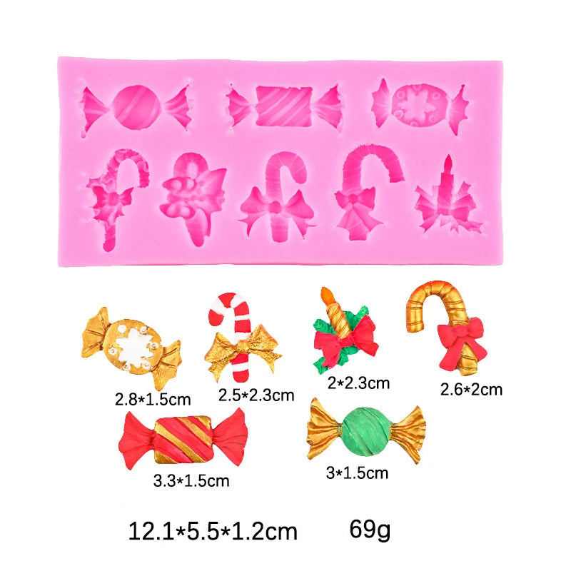 Christmas Colltion Kitchen Ware Dahlia Cooking Tools Chocolate Of Cake Decorating Silicone Mold Baking Fondant Candy Sugar