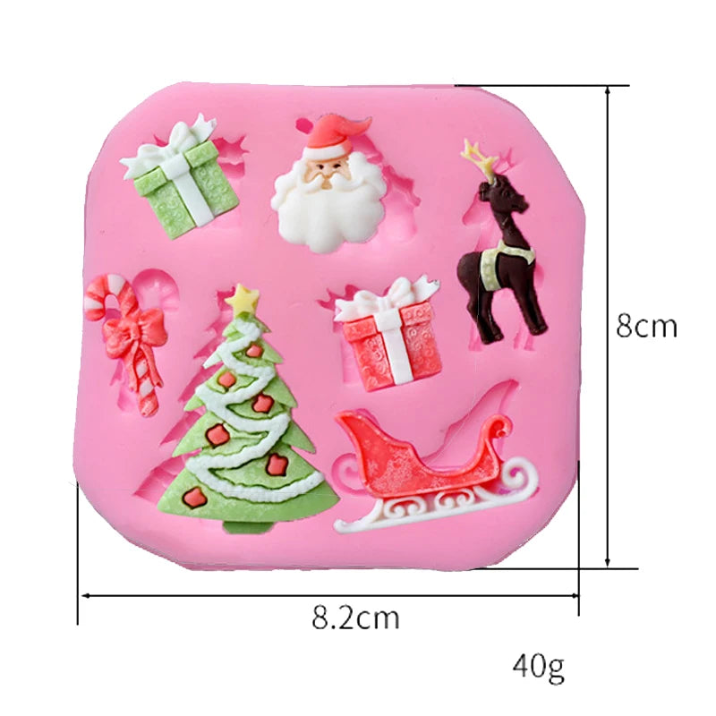 Christmas Colltion Kitchen Ware Dahlia Cooking Tools Chocolate Of Cake Decorating Silicone Mold Baking Fondant Candy Sugar