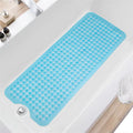 Extra Long Non-Slip Bath Mat Bath Tub Shower Mats Washable Bathtub Mat with Drain Holes