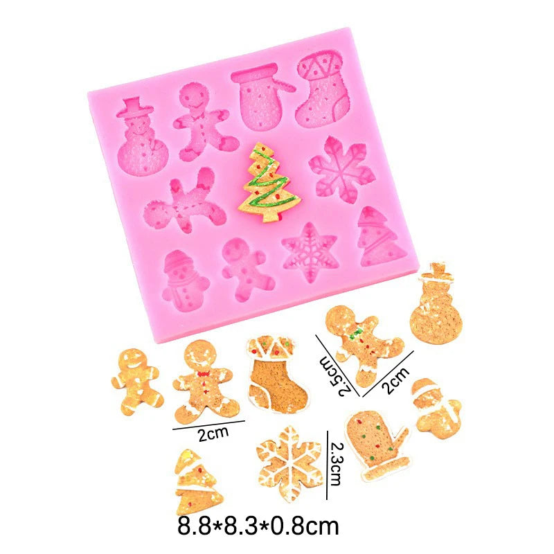 Christmas Colltion Kitchen Ware Dahlia Cooking Tools Chocolate Of Cake Decorating Silicone Mold Baking Fondant Candy Sugar