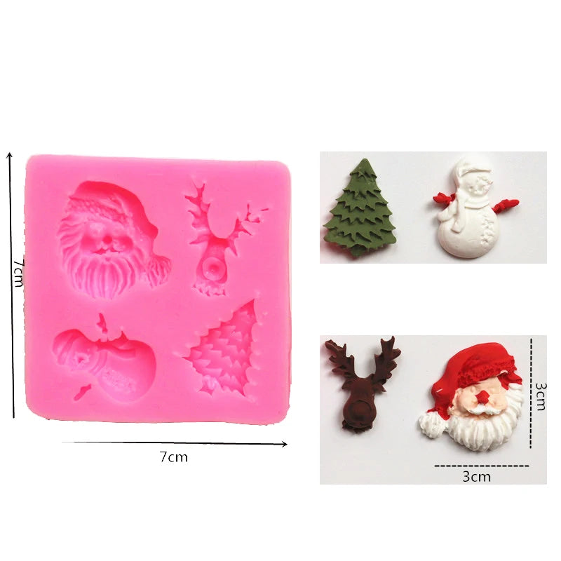 Christmas Colltion Kitchen Ware Dahlia Cooking Tools Chocolate Of Cake Decorating Silicone Mold Baking Fondant Candy Sugar