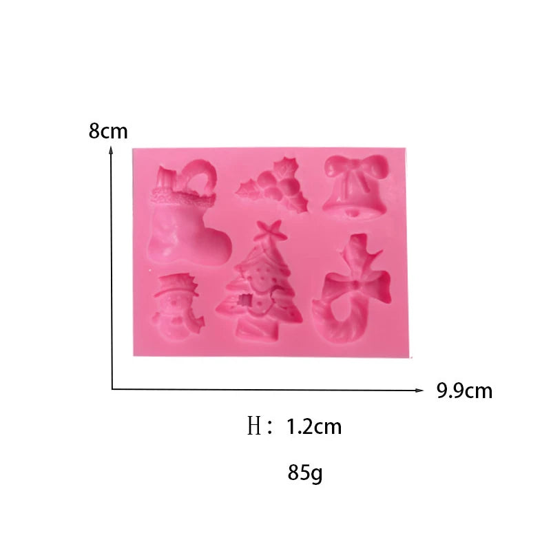Christmas Colltion Kitchen Ware Dahlia Cooking Tools Chocolate Of Cake Decorating Silicone Mold Baking Fondant Candy Sugar