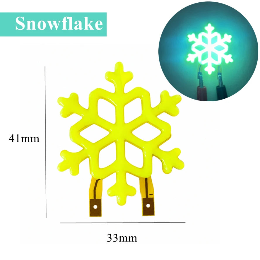 Christmas Decoration LED Neon Sign Light Deer Head LED Lamp Christmas Hat Elk Tree Snowflake Decor Room Wall Shop Window Hang