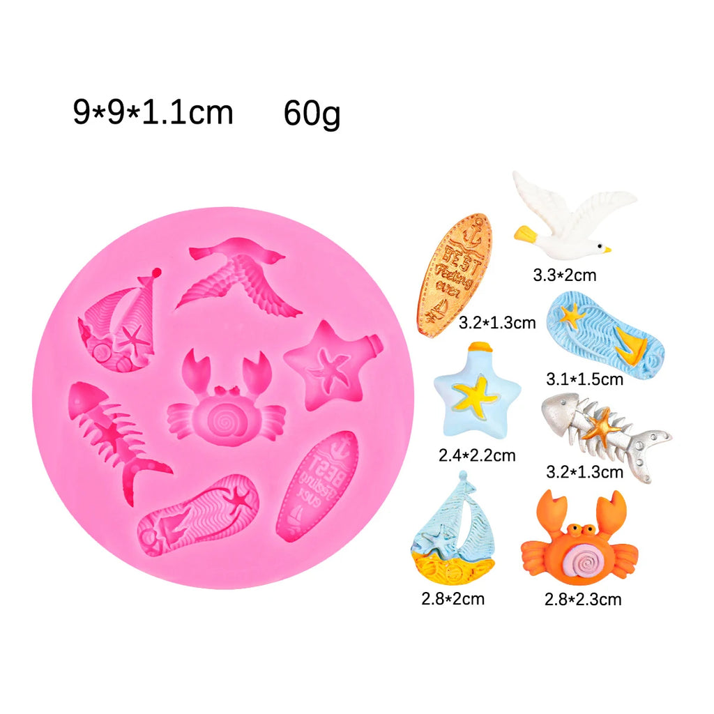 Kitchen Ware Snowflake Snowman Christmas Sock Bells Cooking Tools Cake Decorating Silicone Mold For Baking Fondant Sugar Craft
