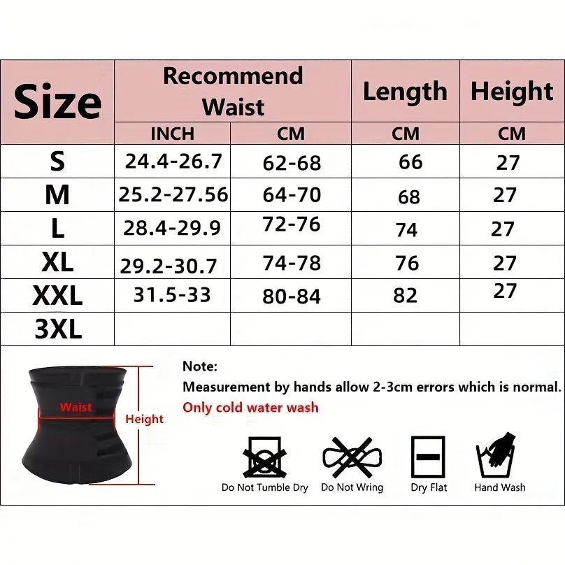 Women Waist Trainer Cincher Corset Tummy Control Workout Sweat Band Slimmer Belly Belt Weight Loss Sports Girdle
