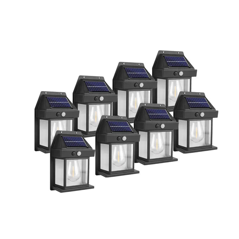 Powerful Outdoor Solar LED Street Light Waterproof Solar Lamp Garden Yard Pathway Wall Decoration External Lighting Fixture