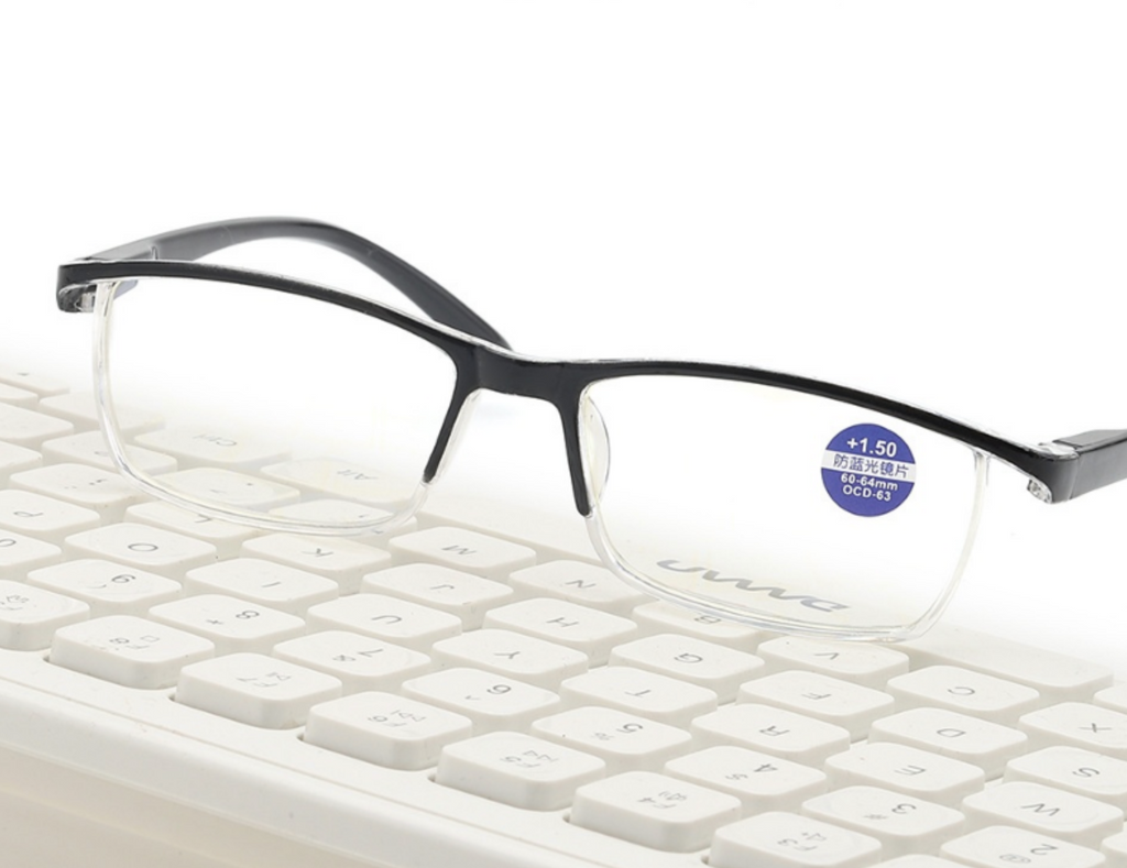 4 Pairs Anti-Blue Light Reading Glasses HD Lenses Spring Hinge Readers Unisex