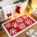 Christmas Floor Mat Absorbent Non Slip Bathroom Kitchen Holiday Decoration