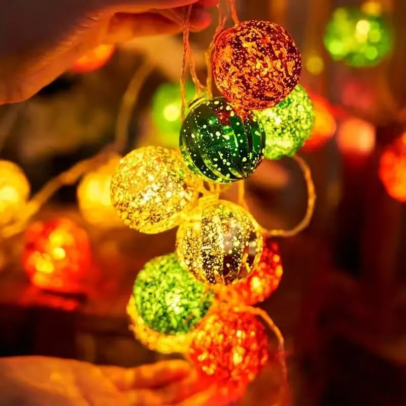Christmas Decorative String Lights 1.5M 10LED Warm White 2AA Battery Operated LED Lights Merry Christmas Holiday Decor